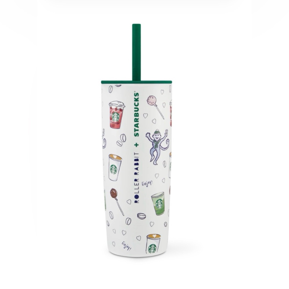 Starbucks x Roller Rabbit Colorful Graphic Tumbler MIIR